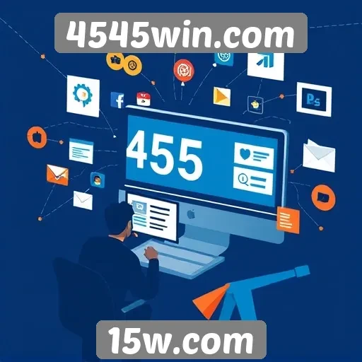 Estratégias de marketing digital do site 4545win